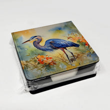 Load image into Gallery viewer, Blue Heron PU Leather Note Paper Holder