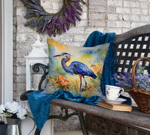 Load image into Gallery viewer, Blue Heron Throw Pillow