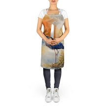 Load image into Gallery viewer, Blue Heron Apron – Artist-Designed Kitchen, BBQ &amp; Craft Apron