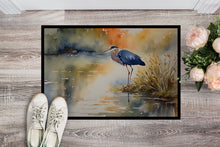 Load image into Gallery viewer, Blue Heron Doormat - Large 24x36 – Indoor/Outdoor Floor Mat with Artistic Flair