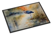 Load image into Gallery viewer, Blue Heron Doormat - Large 24x36 – Indoor/Outdoor Floor Mat with Artistic Flair