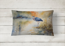 Load image into Gallery viewer, Blue Heron Throw Pillow