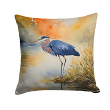 Load image into Gallery viewer, Blue Heron Throw Pillow