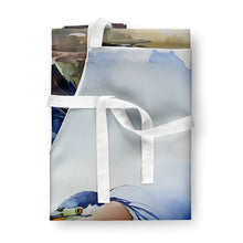 Load image into Gallery viewer, Blue Heron Apron – Artist-Designed Kitchen, BBQ &amp; Craft Apron