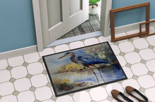 Load image into Gallery viewer, Blue Heron Doormat - Large 24x36 – Indoor/Outdoor Floor Mat with Artistic Flair