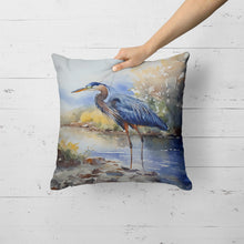Load image into Gallery viewer, Blue Heron Throw Pillow