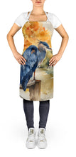 Load image into Gallery viewer, Blue Heron Apron – Artist-Designed Kitchen, BBQ &amp; Craft Apron