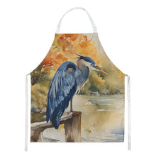 Load image into Gallery viewer, Blue Heron Apron – Artist-Designed Kitchen, BBQ &amp; Craft Apron