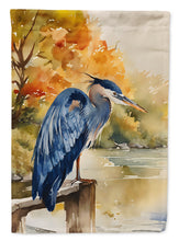 Load image into Gallery viewer, Blue Heron House Flag