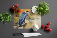 Load image into Gallery viewer, Blue Heron Glass Cutting Boards – Durable, Decorative Kitchen Art Large