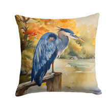 Load image into Gallery viewer, Blue Heron Throw Pillow