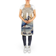 Load image into Gallery viewer, Blue Heron Apron – Artist-Designed Kitchen, BBQ &amp; Craft Apron