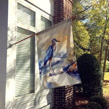 Load image into Gallery viewer, Blue Heron House Flag