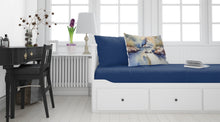 Load image into Gallery viewer, Blue Heron Standard Pillowcase – Artistic Decorative Front, White Back