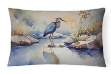 Load image into Gallery viewer, Blue Heron Throw Pillow
