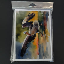 Load image into Gallery viewer, Pelican Greeting Cards - Blank Note Cards – 8-Pack of Artist-Designed Cards with Envelopes