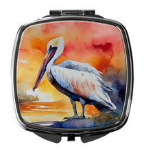 Load image into Gallery viewer, Pelican Compact Mirror – Stylish Purse Mirror with Artistic Covers