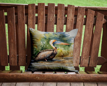 Load image into Gallery viewer, Pelican Throw Pillow - 14x14 Decorative Pillow – Art for Your Home &amp; Patio