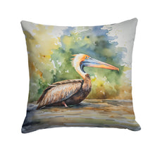 Load image into Gallery viewer, Pelican Throw Pillow - 14x14 Decorative Pillow – Art for Your Home &amp; Patio