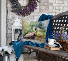 Load image into Gallery viewer, Pelican Throw Pillow