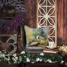 Load image into Gallery viewer, Pelican Throw Pillow