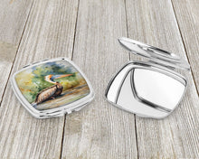 Load image into Gallery viewer, Pelican Compact Mirror – Stylish Purse Mirror with Artistic Covers