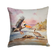 Load image into Gallery viewer, Pelican Throw Pillow - 14x14 Decorative Pillow – Art for Your Home &amp; Patio