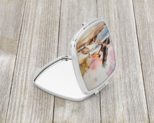 Load image into Gallery viewer, Pelican Compact Mirror – Stylish Purse Mirror with Artistic Covers