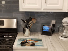 Load image into Gallery viewer, Pelican Glass Cutting Boards – Durable, Decorative Kitchen Art Large