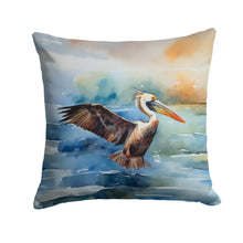 Load image into Gallery viewer, Pelican Throw Pillow - 14x14 Decorative Pillow – Art for Your Home &amp; Patio