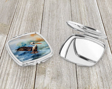 Load image into Gallery viewer, Pelican Compact Mirror – Stylish Purse Mirror with Artistic Covers