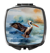 Load image into Gallery viewer, Pelican Compact Mirror – Stylish Purse Mirror with Artistic Covers