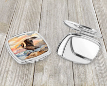 Load image into Gallery viewer, Pelican Compact Mirror – Stylish Purse Mirror with Artistic Covers
