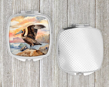 Load image into Gallery viewer, Pelican Compact Mirror – Stylish Purse Mirror with Artistic Covers