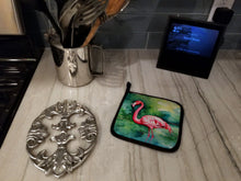 Load image into Gallery viewer, Flamingo Pot Holders - Set of 2 Decorative Kitchen Helpers | Made in the USA