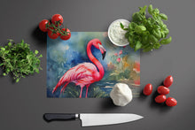Load image into Gallery viewer, Flamingo Glass Cutting Boards – Durable, Decorative Kitchen Art Large