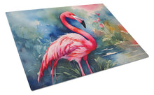 Load image into Gallery viewer, Flamingo Glass Cutting Boards – Durable, Decorative Kitchen Art Large