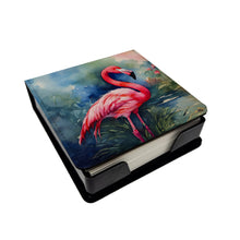 Load image into Gallery viewer, Flamingo PU Leather Note Paper Holder