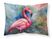 Load image into Gallery viewer, Flamingo Standard Pillowcase – Artistic Decorative Front, White Back