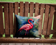Load image into Gallery viewer, Flamingo Throw Pillow - 14x14 Decorative Pillow – Art for Your Home &amp; Patio