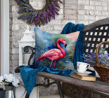 Load image into Gallery viewer, Flamingo Throw Pillow