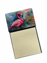 Load image into Gallery viewer, Flamingo Sticky Note Holder- Refiilable Desk Accessory Note Pad