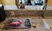 Load image into Gallery viewer, Flamingo Dish Drying Mat