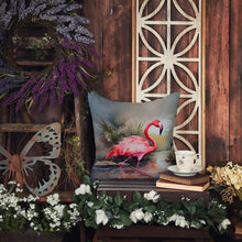 Load image into Gallery viewer, Flamingo Throw Pillow