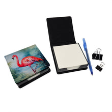 Load image into Gallery viewer, Flamingo PU Leather Note Paper Holder