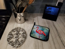 Load image into Gallery viewer, Flamingo Pot Holders - Set of 2 Decorative Kitchen Helpers | Made in the USA