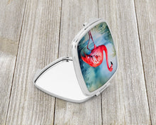 Load image into Gallery viewer, Flamingo Compact Mirror – Stylish Purse Mirror with Artistic Covers