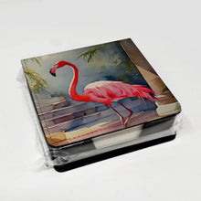 Load image into Gallery viewer, Flamingo PU Leather Note Paper Holder