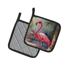 Load image into Gallery viewer, Flamingo Pot Holders - Set of 2 Decorative Kitchen Helpers | Made in the USA