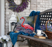 Load image into Gallery viewer, Flamingo Throw Pillow
